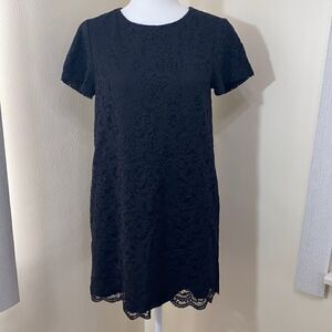 𝅺CECE By Cynthia Steffe Lace Overlay Mini Dress